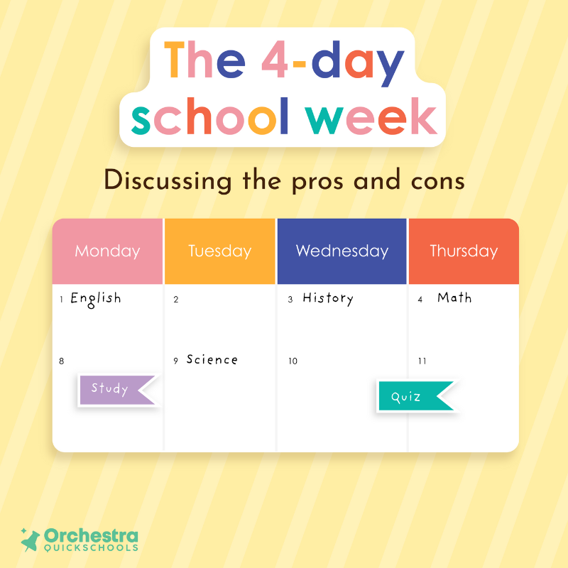 The 4-day school week: Discussing the pros and cons