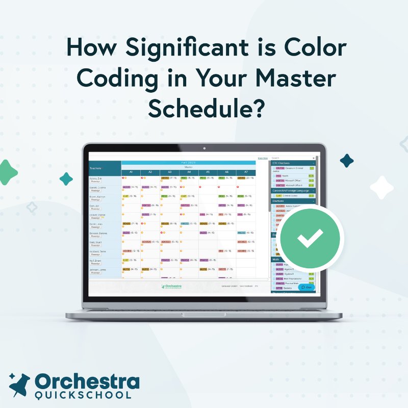 Chaos to Clarity: How Significant is Color Coding in Your Master Schedule?