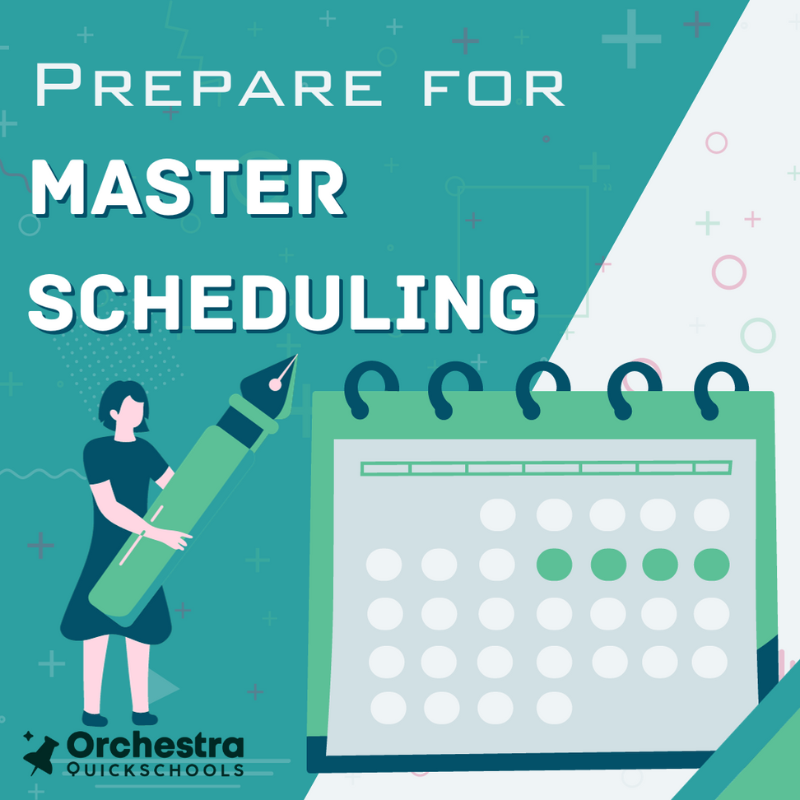 Need to Prepare for Master Scheduling?